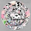 50pcs Cute Cartoon Cow Stickers: Waterproof Decoration for Phone Cases, Thermos Cups, Suitcases, Laptops
