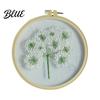 Sewing Tool 1 Embroidery Flax Adorable Wide Stitch Kit Set Starter Application Cotton Floral Plant