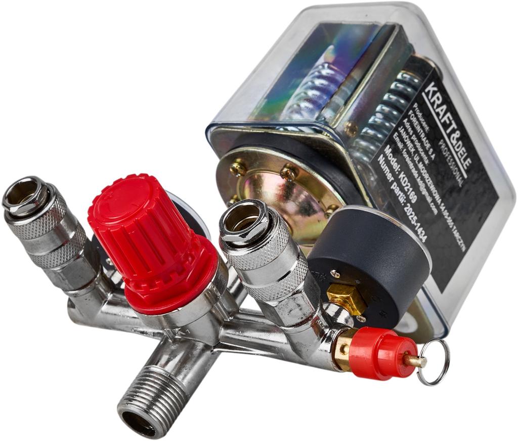 3-phase pressure switch + tee KD2169