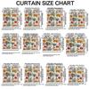 2pcs Vintage Truck Pumpkin Maple Leaf Print Double-sided Curtains for Living Room and Bedroom Light Blocking