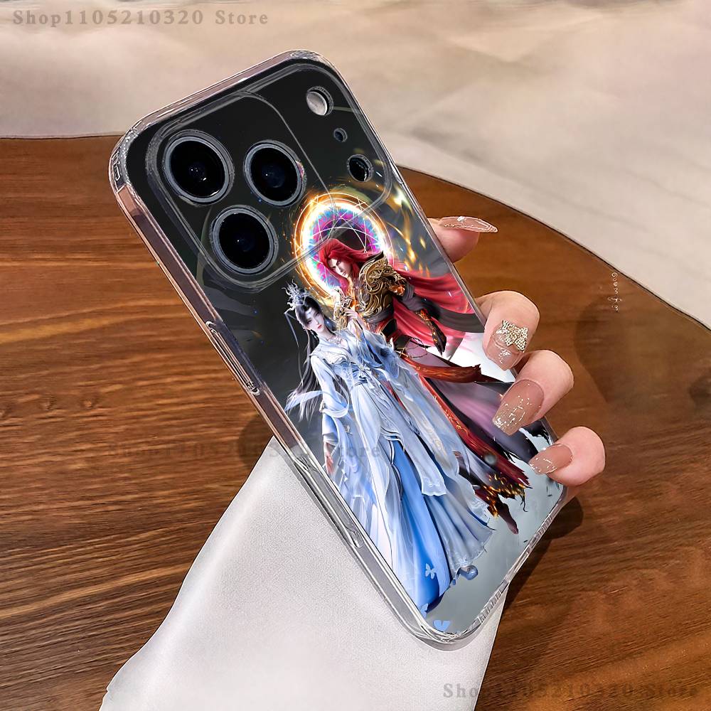 

Renegade Immortal Xian Ni Phone Case For iPhone 16,15,17,12,13,14,11 Max,Pro,Plus,X,XS,XR,SE4,E Mini Transparent Cover iPhone11
