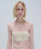 Daiaegeuneol Applique Tube Top (Ivory)