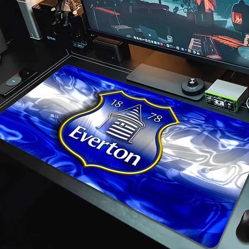 Everton FC Color Mouse Pad Large Gaming Table Cushion Non-slip Laptop Tablet Big Mousepad XXL Mat Mini PC Playmat With Lock edge