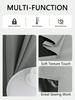 1panel Solid 100% Blackout Curtains with Grommets, Total Privacy Drapes for Bedroom, Living Room, Home Decor