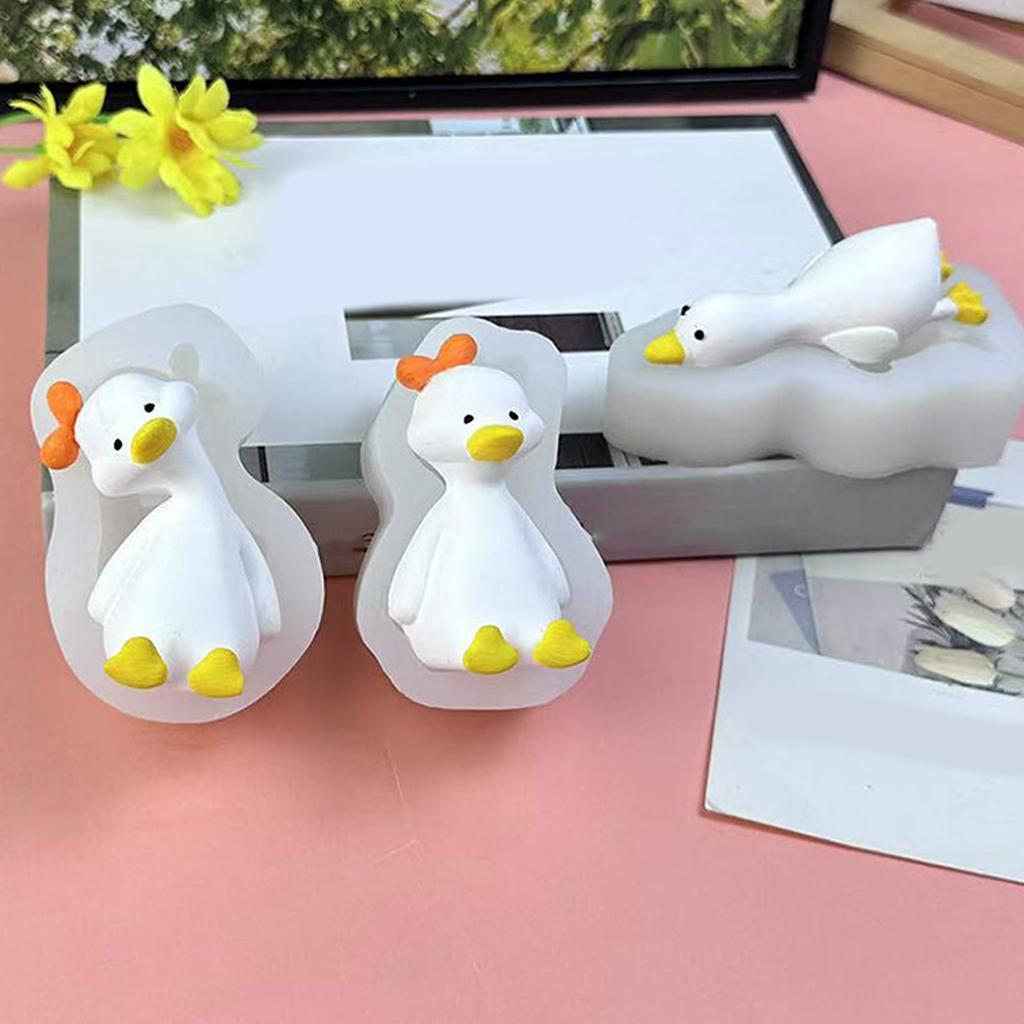 3D Duck Candle Crafting Mold Silicone Mould for Unique Handmade Crafts Epoxy Resin Wedding Decoration Making Mold
