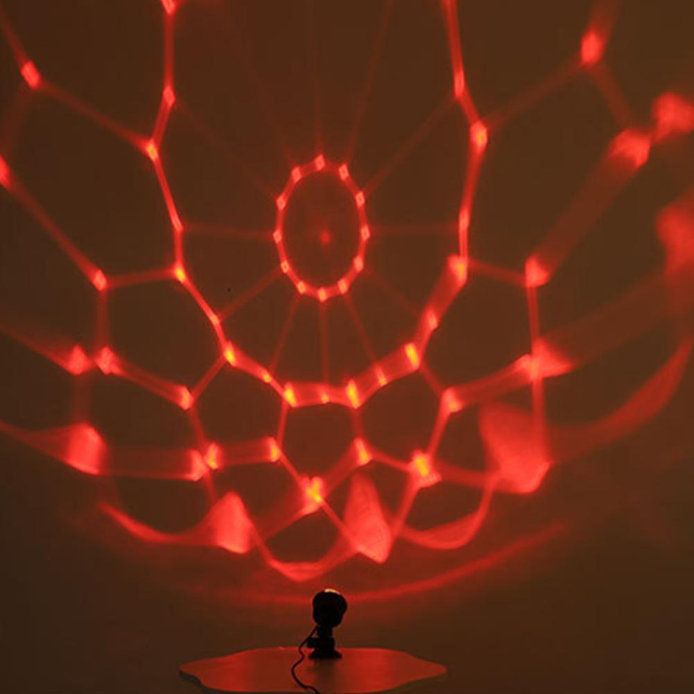 USB Ambient Light ABS Material 12cm 7 Color Sound Activated for Car Home Party 360° Rotatable Portable Mood Lighting