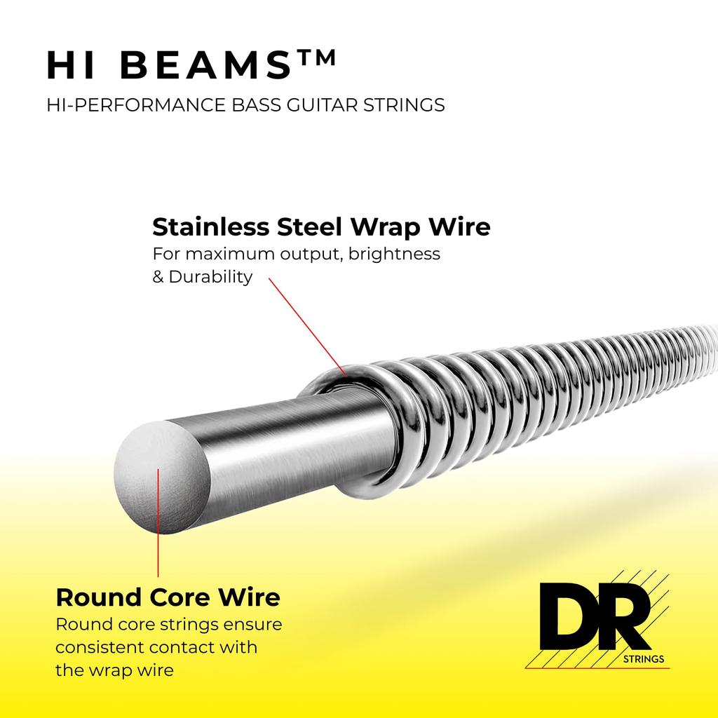 DR Bass String HI-BEAM Stainless Steel .050-.110 ER-50