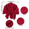 New Cotton Crinkle Muslim Hijab Hats Solid Color Elastic Chemo Beanies Caps Triangle Turban Head Wrap Cancer Bandanas