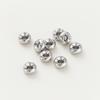 10-30Pcslot 14K18K Gold Plated Flat Round Bracelet Spacer Beads Circle Crafts Beads For Necklace Jewelry Accessories Findings