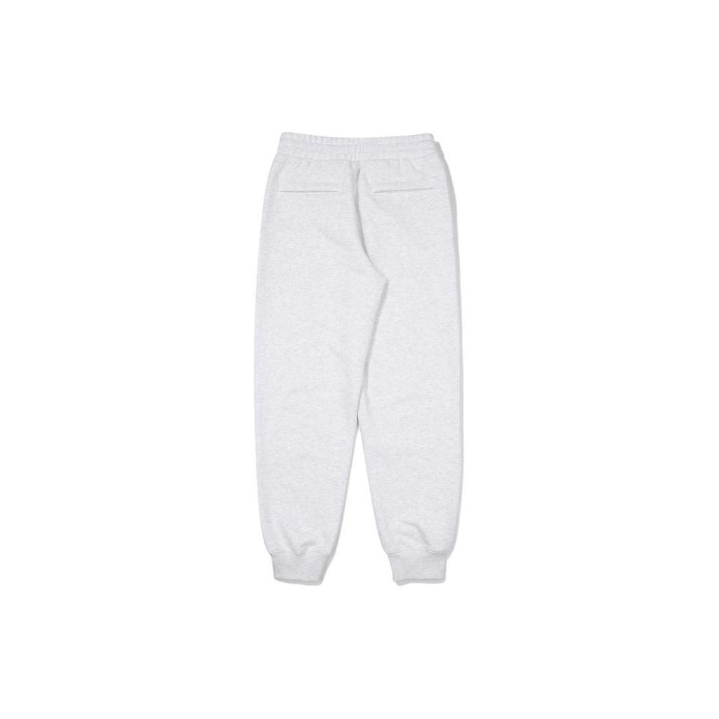 Fila Knitted Sweatpants Men's Light Gray Moderate Cuffed Pants FS2FPF1112X-WTM