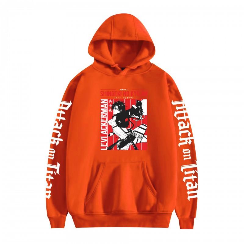 Attack On Titan Anime Hoodie Loose Fit Pullover Sweatshirt Teens