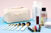 Large, travel cosmetic bag for women made of eco-leather - Peterson