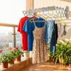 Large Capacity Retractable Laundry Drying Rack Stainless Steel Laundry Organizer  Tower