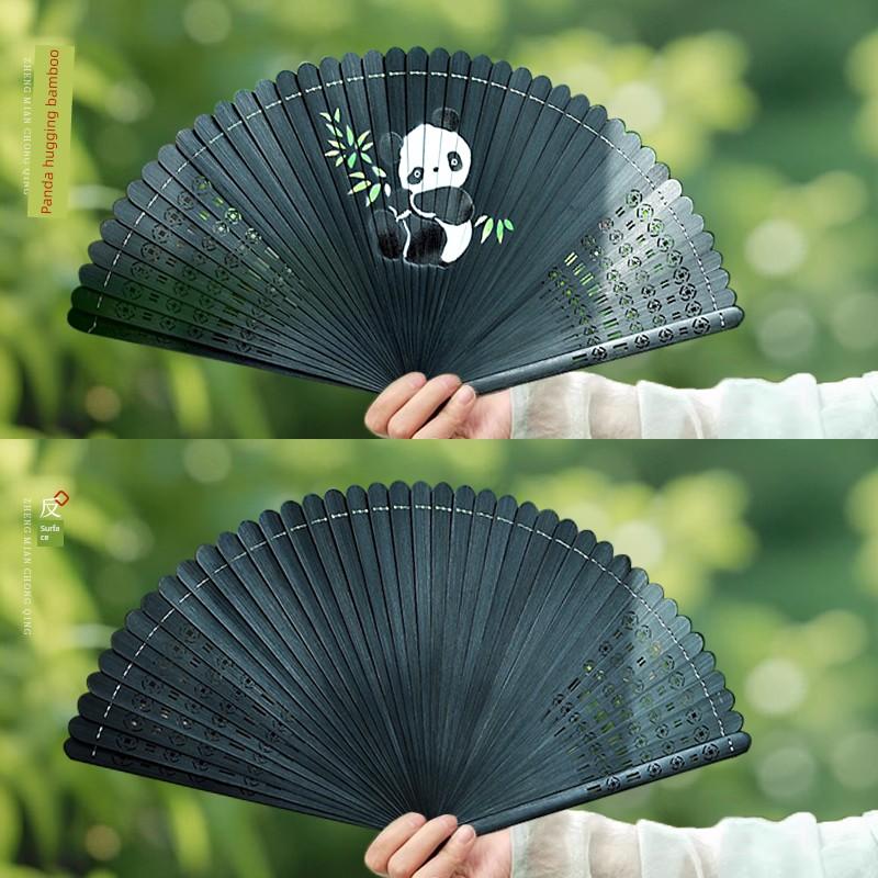 Bamboo Folding Fan, Traditional Style Fan, 2025 New Model, Portable for Home Use, Women's Handheld Dance Fan, Durable for Summer