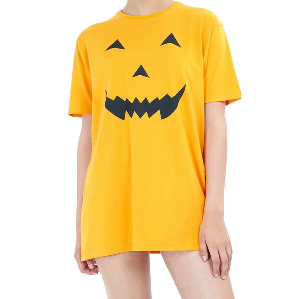 BRAVE SOUL Womens/Ladies Pumpkin T-Shirt Dress