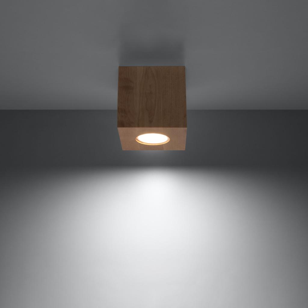 Plafon Delta 1 Gu10 Naturalne Drewno Wood Lumilo 04.299.93
