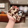 Wild Classic Western Country Brown Cowhide Faux Fur Pattern Film Aesthetic Protective Shockproof Bumper Phone Cover For iPhone 14 15 16 Pro Max Plus