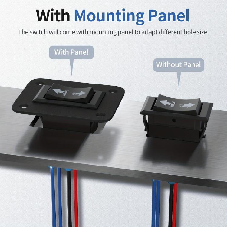 Polarity Reversing Rocker Switches Rocker Switches Panel With Double Reset Mechanism For Car Interior Modifications