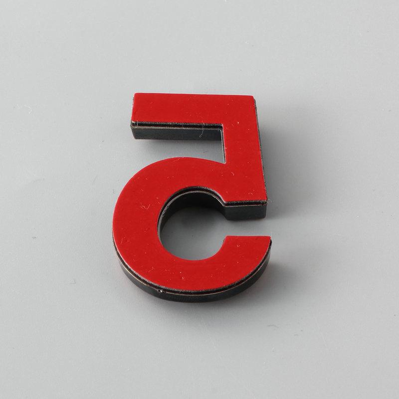 1.9-Inch Bronze Digital Label Door Head Stereoscopic El Door Number Digital Practical Number Sign