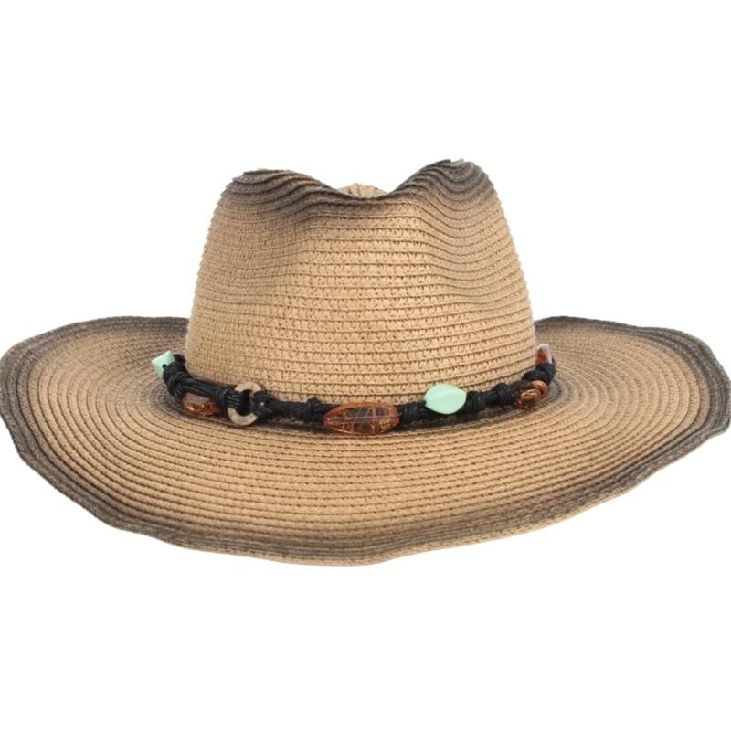 Hat Bands Beaded AdjustableUnisex Western Hat Jewelry FedoraCowboyHat Bands