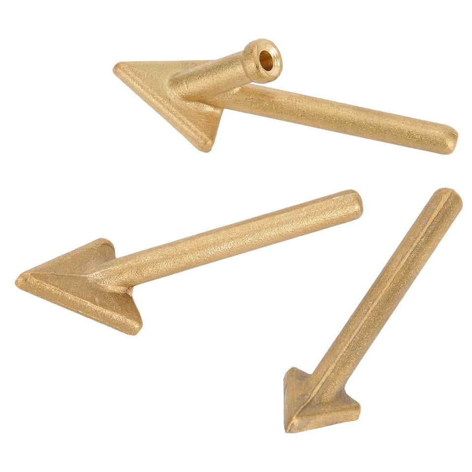 3pc Soldering Iron Tips Set Copper Triangular Smoothing Head Replacement Tips for 80Watt Plastic Welder Repair Tool