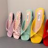 Flat-bottomed slippers women's outer wear 2025 new summer cool slippers fairy shoes comfortable and versatile beach with skirt sandals