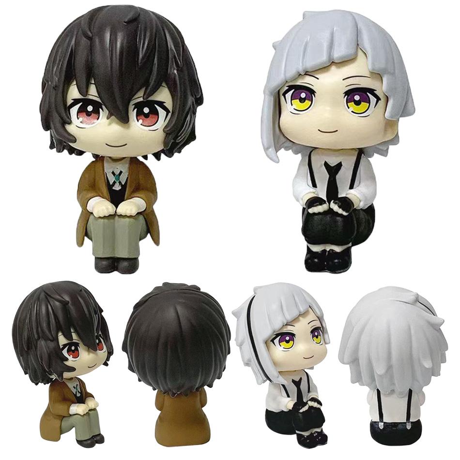 In Stock MegaHouse LooK Up Bungou Stray Dogs Dazai Osamu Nakajima Atsushi Action Figure Toys PVC Model Collection Kwaii Q Doll