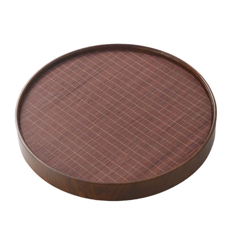 Jia Lang Round Bamboo Tea Tray