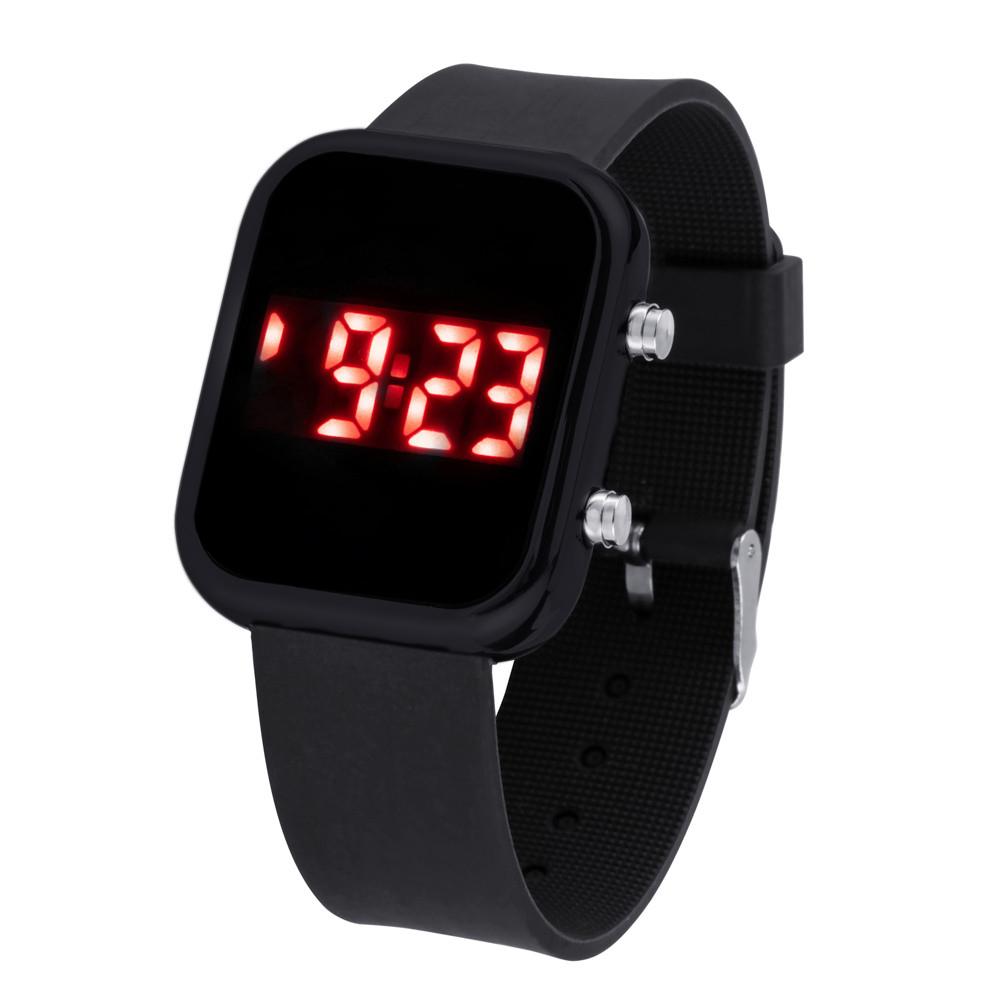 Digital Watches for Women Sports Watches LED Wristwatch Ladies Silicone Strap Elegant Electronic Clock Relojes Digitales