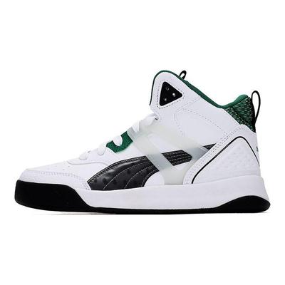 Tênis Casual Cano Alto Backcourt Mid Cyber Week Tênis Unissex Branco Verde 381129-03