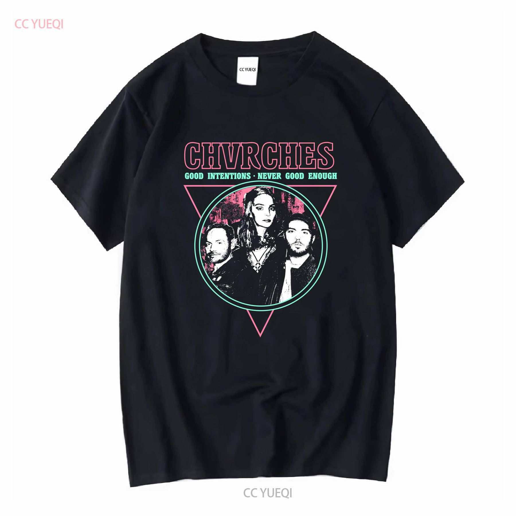 

Vintage Chvrches Tour T shirt Black All Sizes S to 5XL XX2499 vintage Washed Breathable Comfortable fashion designer clothes 4XL