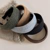 Headwear Knitted Headband Non Slip Hair Hoop New Wide Hair Band  For Women Girls