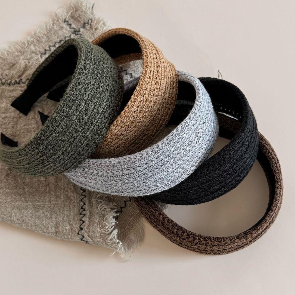 Headwear Knitted Headband Non Slip Hair Hoop New Wide Hair Band For Women Girls