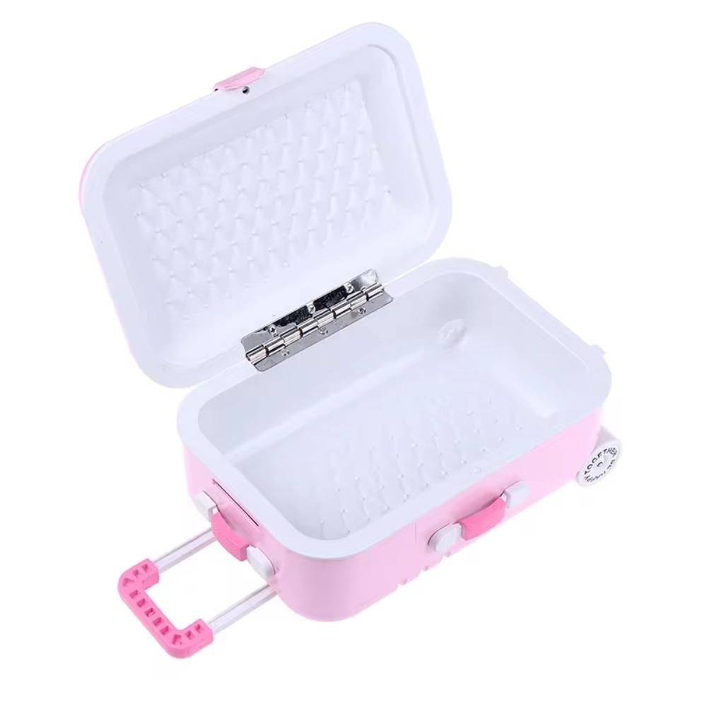 Scene Decor Miniature Portable Trunk Vintage Dolls Luggage Box Model  Playhouse Toy