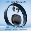 Wireless Earbuds, Bluetooth 5.4 Ear Buds with Power Display Charging Case, Stereo Deep Bass Headphones with 50H Playtime, IPX7 Waterproof Android/iOS
