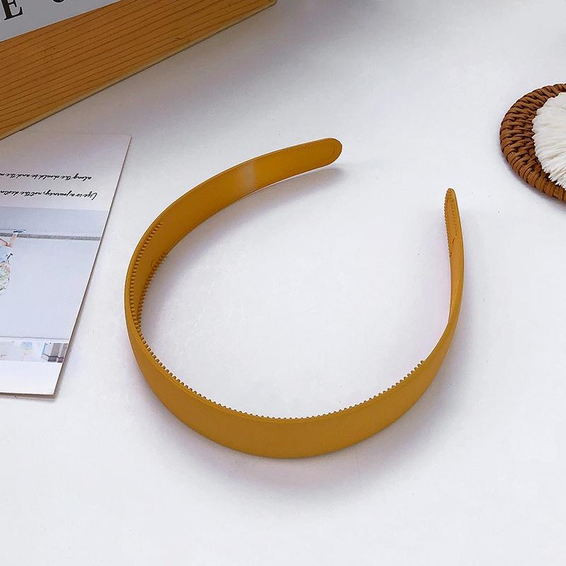 Korean Fashion Color Hair band Versatile Wide Edge pure color Headband Girls Fixed Hairstyle Bangs hair hoop Hair Accessories