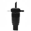 Windshield Washer Motor Replacement 12V Two Outlet 2-Pin Fluid Pump with Leak-Resistant Seal for Front and Rear Washer Flow Repair