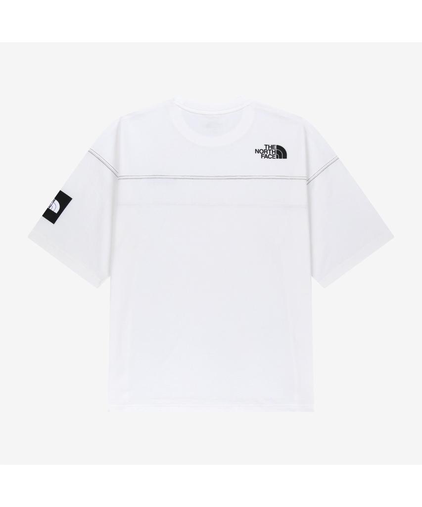 Noseupeiseu Nt7Us06K Stitch-Dyed Short Sleeve Tee White