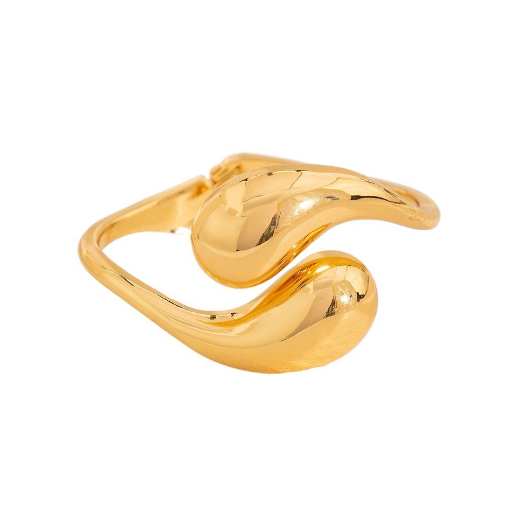 Gold Silver Punk Bracelet Alloy Material Metal Bracelet Geometric Bracelet Party Wear