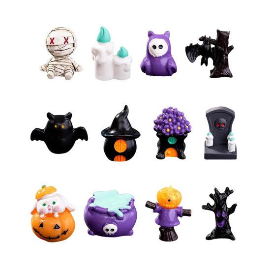 Horror Halloween Advent Calendar Versatile Festive Party 24 Days of Spooky Countdown Pendant Holiday Gifts for Boys Girls