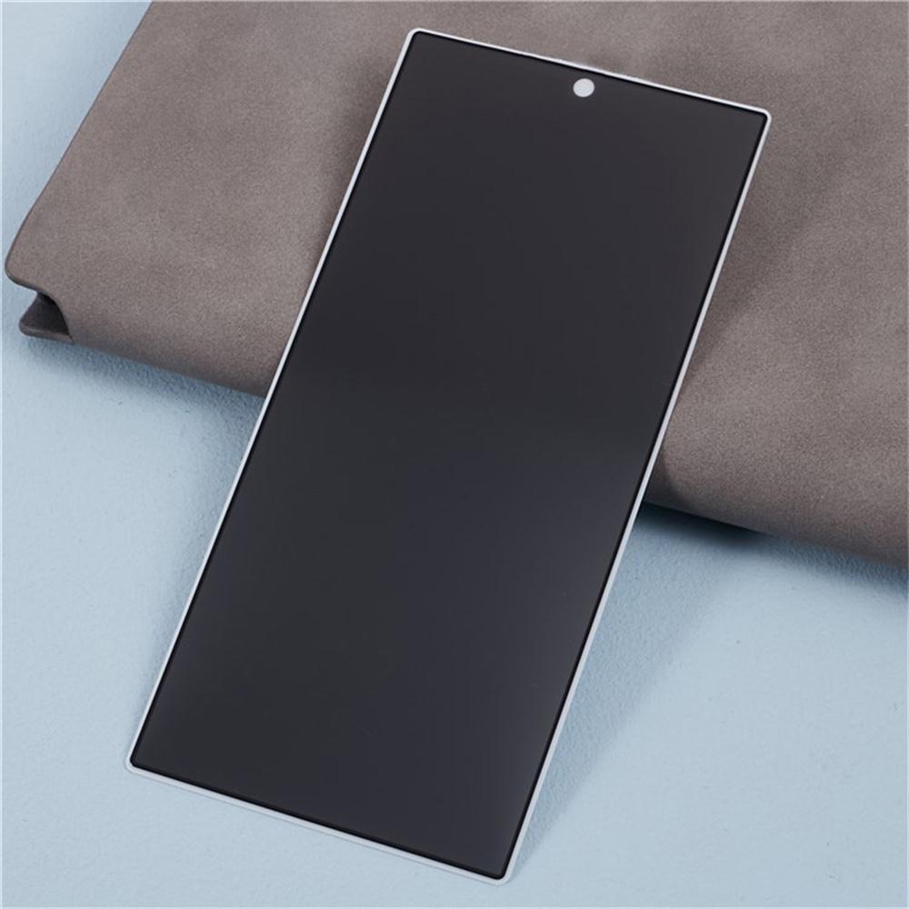 For Samsung Galaxy S25 Ultra Anti-Spy Screen Protector 0.18mm Tempered Glass Film (Fingerprint Unlock Version)
