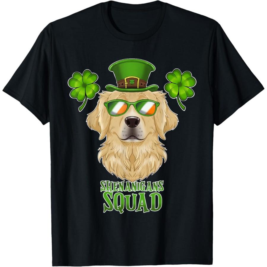 

Shenanigans Squad I St Patricks Day Golden Retriever T-Shirt XXXXXL чёрный