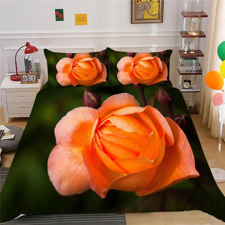 

Цвет Розовый Цифровая Печать Полиэстер Пододеяльник Наволочка Набор из Двух Трех Предметов A pair of pillowcases 50 * 90