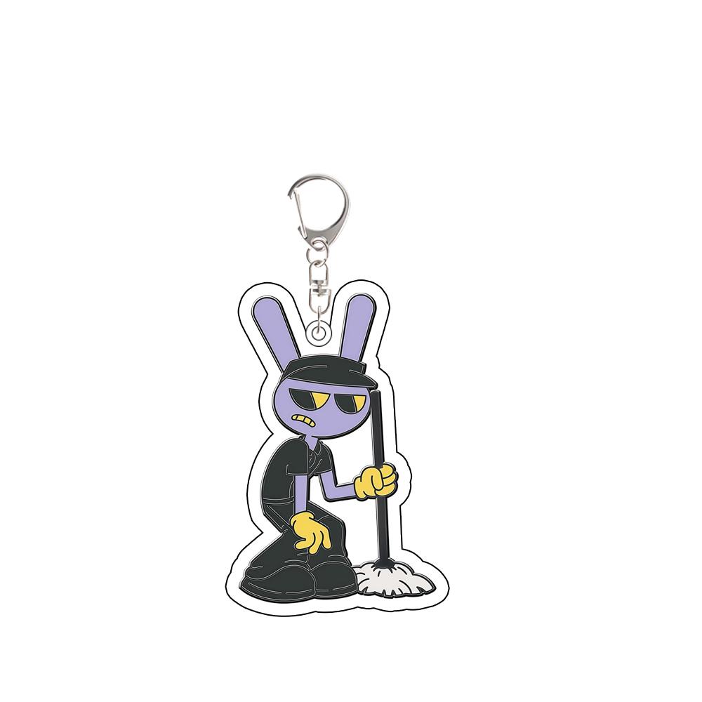 

For TADC Pomni Jax Anime Peripheral Acrylic KeyChain Creativity Cartoon Backpack Pendant Accessories Exquisite Festival Gift