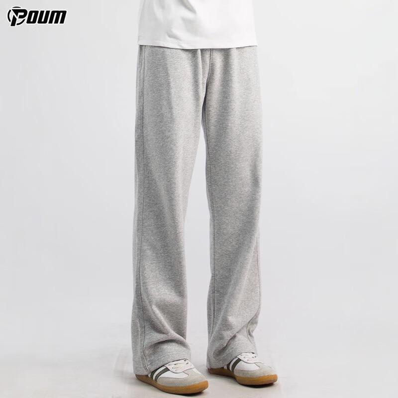 POUM Men's Premium Draped Straight-Leg Sweatpants