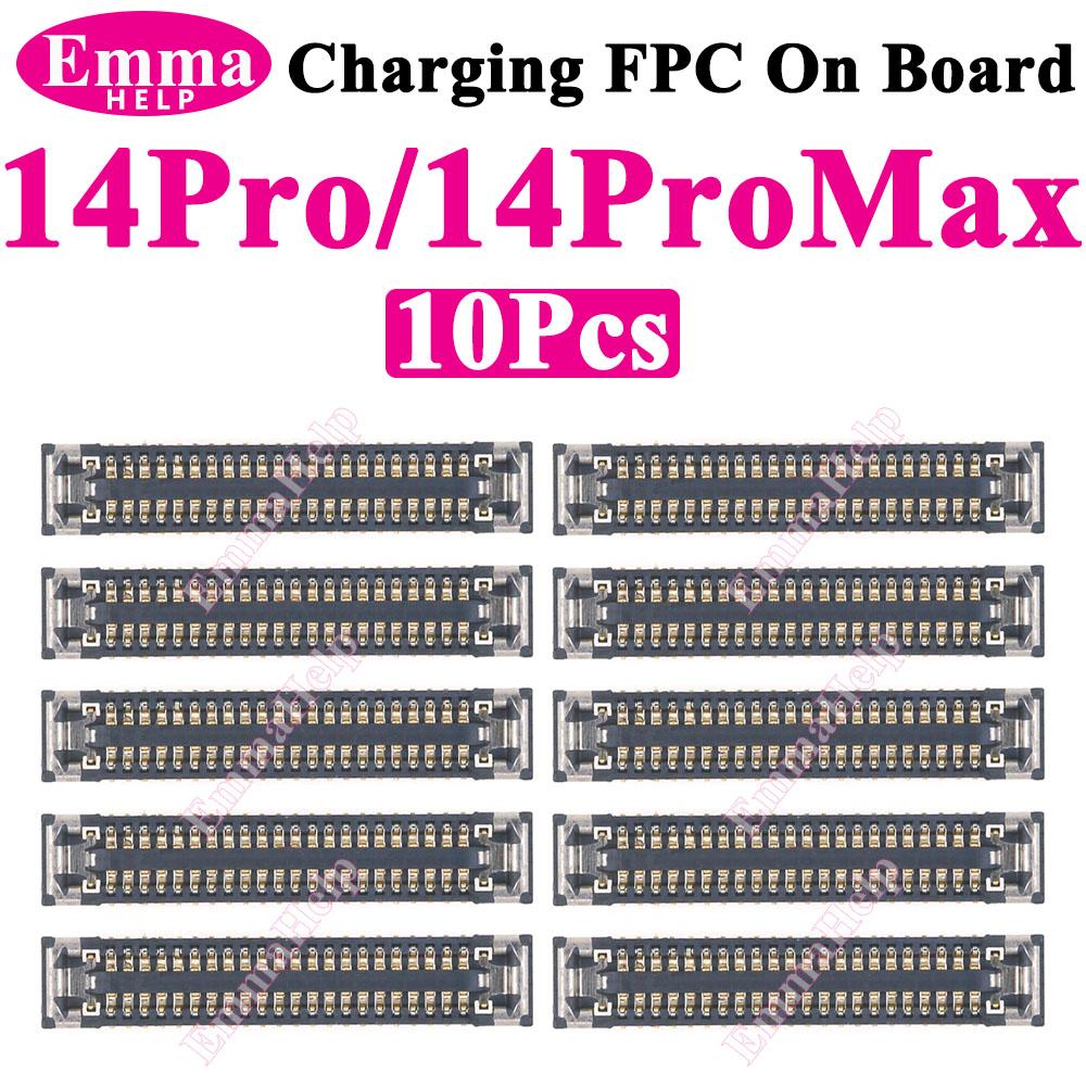 10 ks Originální FPC konektor nabíjecího doku pro iPhone 13 11 16 Pro Max 14 15 Plus 12 Mini XS Max na základní desce USB port pro nabíjení