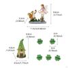 Feengarten Zubehör, Haus Skulptur Schreibtisch Figur Geschenk Eichhörnchen Statuen Miniatur Figuren für