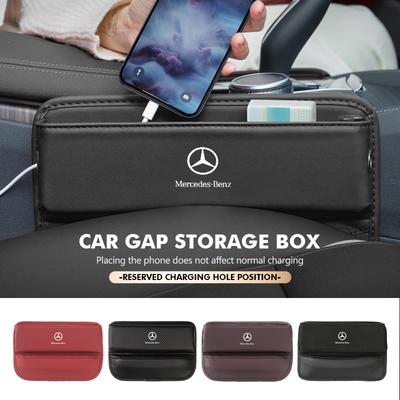 Multifunction Car Seat Slit Gap Organizer For Mercedes Benz C180 C300 W124 W176 W177 C200 C260 GLC CLE CLA AMG