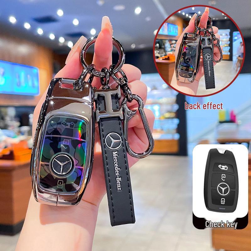 Mercedes-Benz Vito Business Vehicle Key Case: Elf Edition Metal Buckle Full Coverage Shell