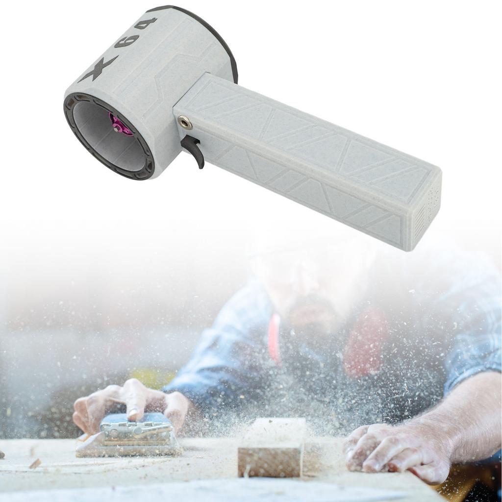 Electric Stepless Speed Adjustment 11 Fan Blades 64mm Duct Handheld Blower Fan for Snow Blowing Car Cleaning